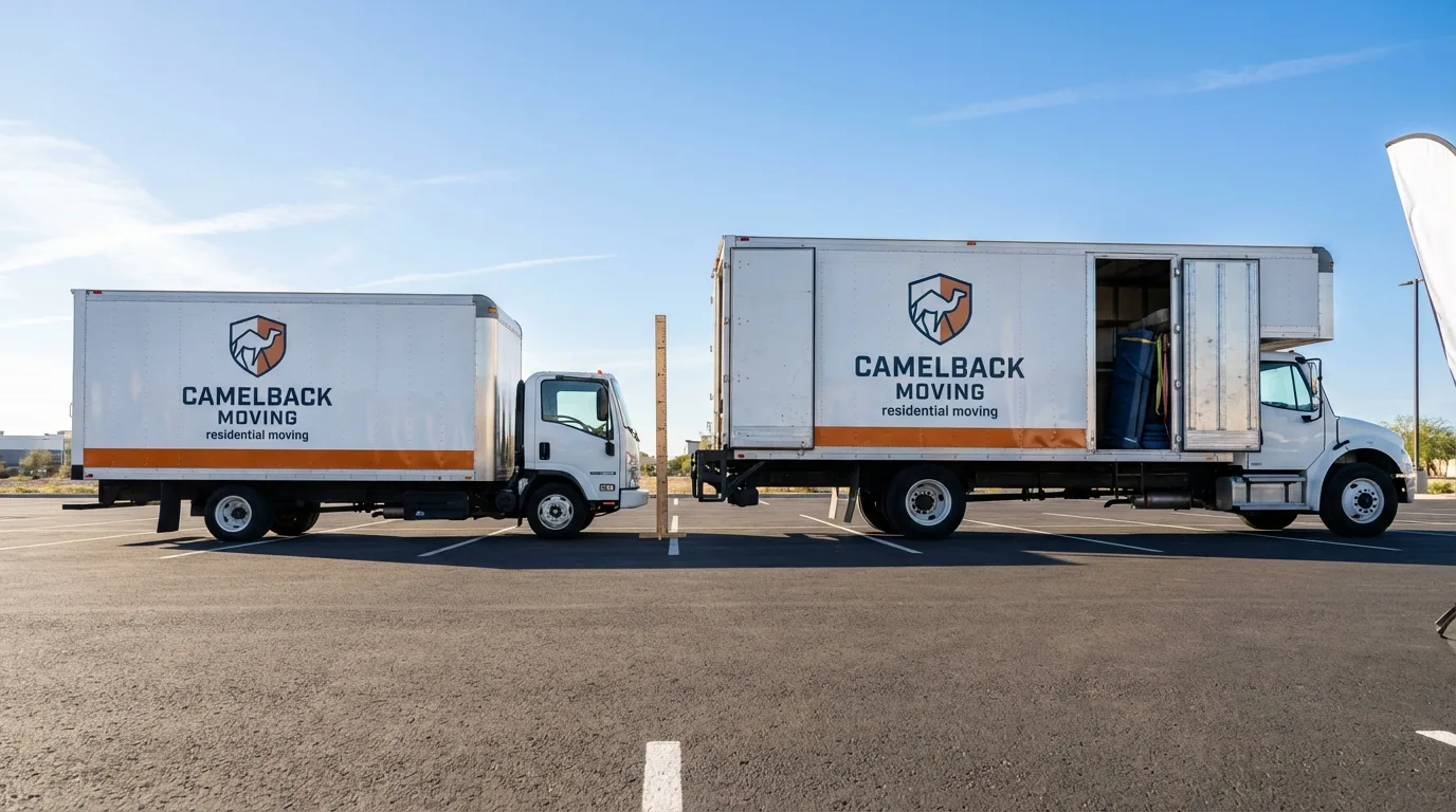 Moving truck size capacity guide in Yorkville